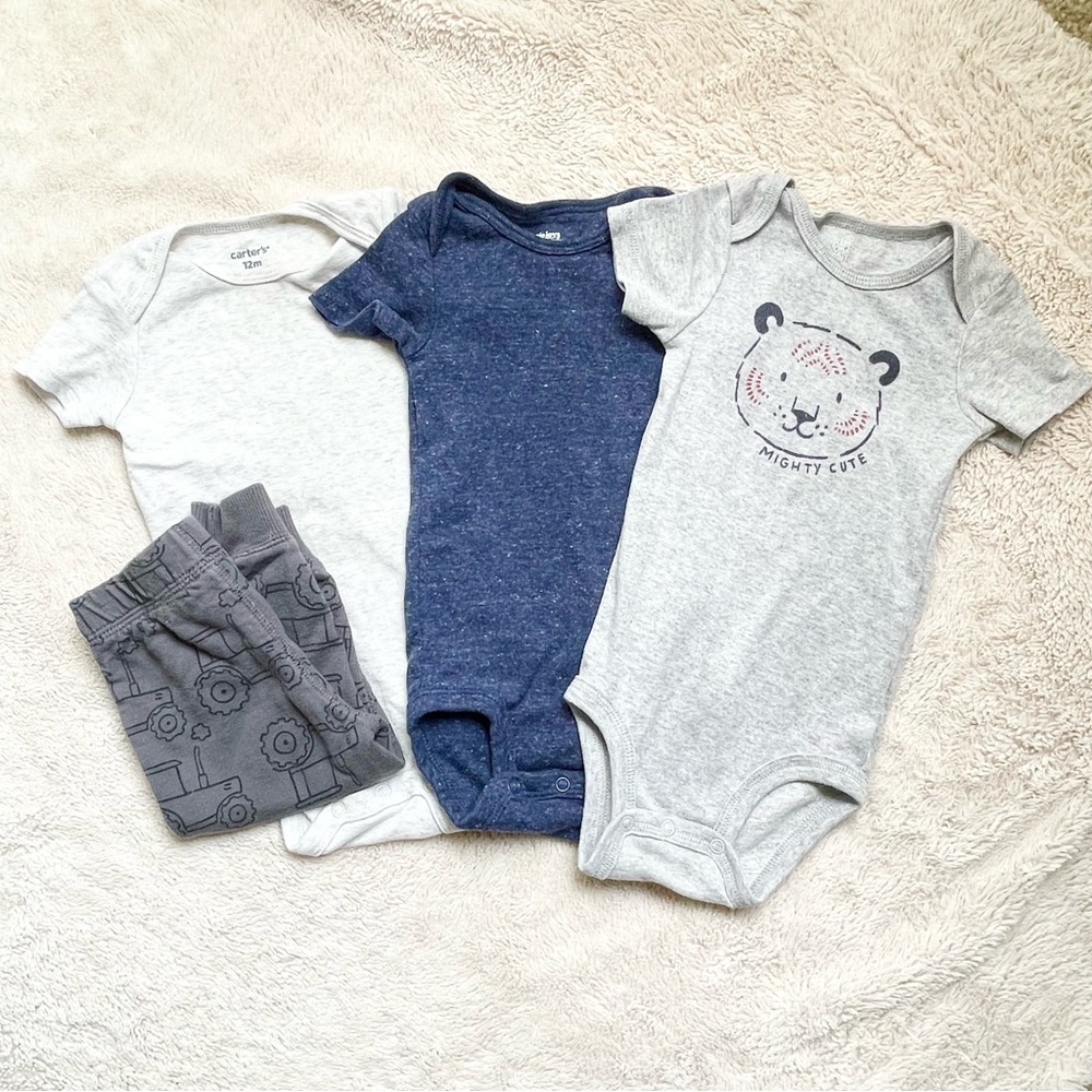 12 month Onesie bundle Carters